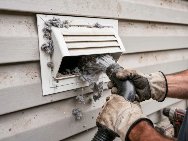 Professional dryer vent cleaning by Gastonia Dryer Vent Cleaning in Gastonia