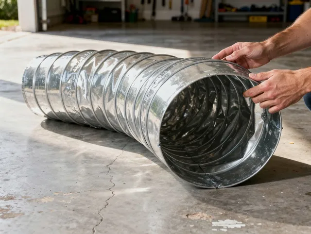 Gastonia Dryer Vent Cleaning specialist using advanced equipment for thorough duct cleaning in Gastonia