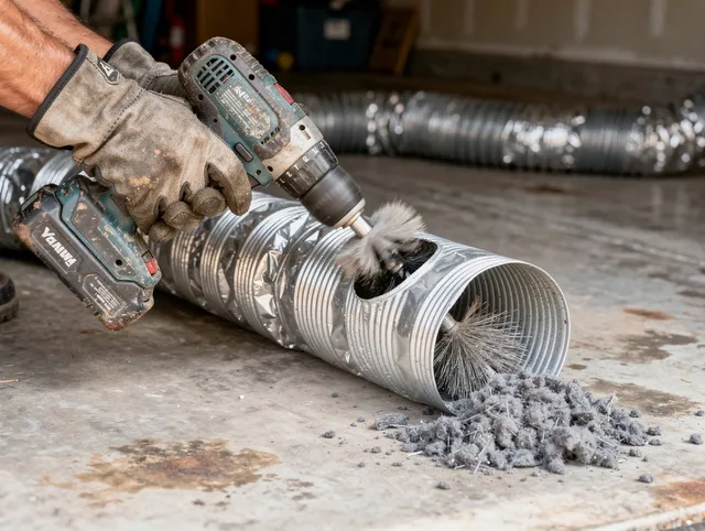 Professional duct cleaning by Gastonia Dryer Vent Cleaning in Gastonia