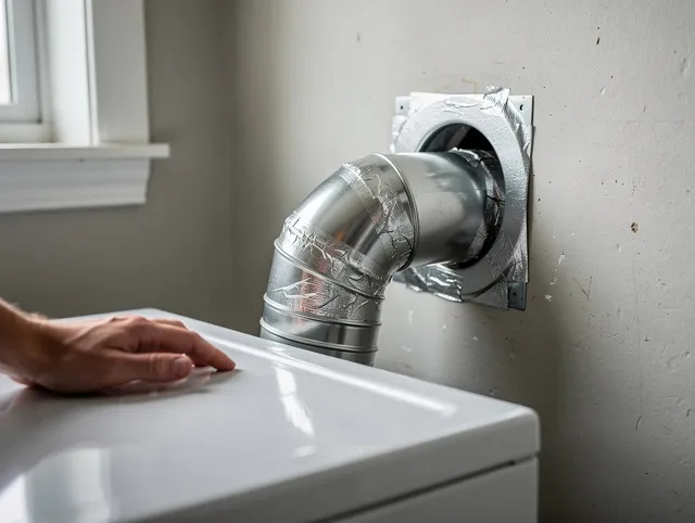 Gastonia Dryer Vent Cleaning expert performing professional dryer vent repair and installation in Gastonia
