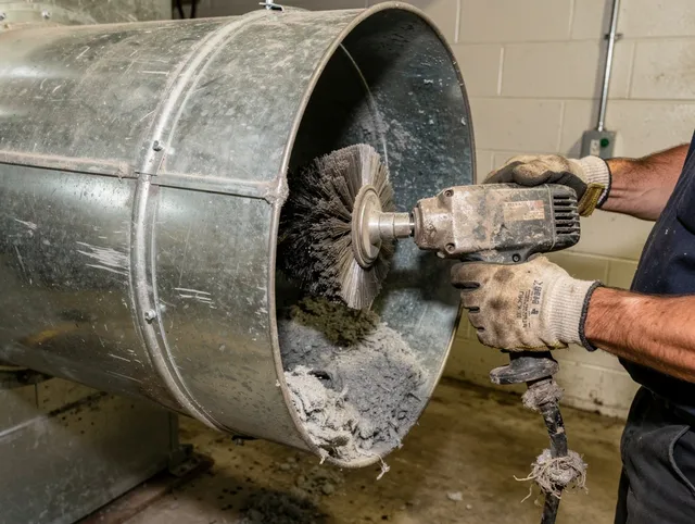 Industrial-grade dryer vent cleaning by Gastonia Dryer Vent Cleaning in Gastonia