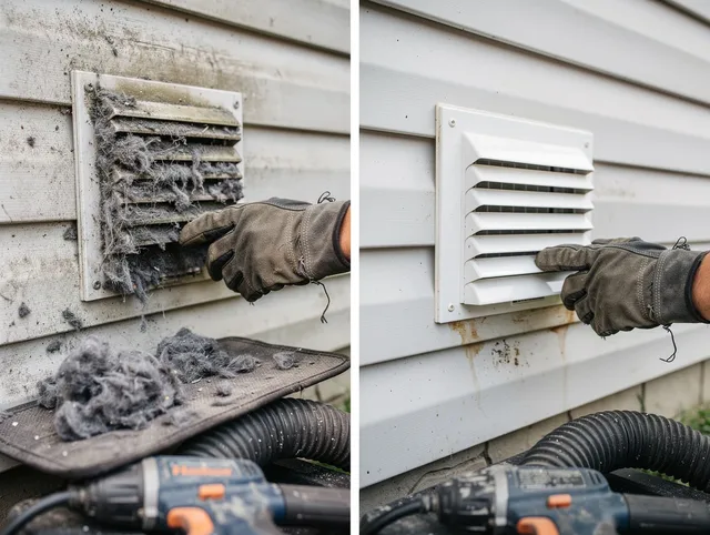 Residential dryer vent cleaning by Gastonia Dryer Vent Cleaning in Gastonia